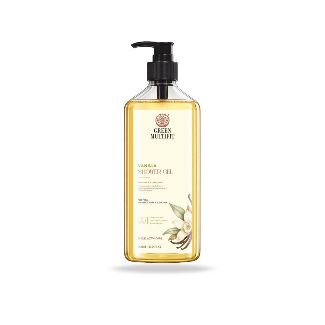 Vanilla Shower Gel for men and women. Nourishing and Hydrating. 500ml