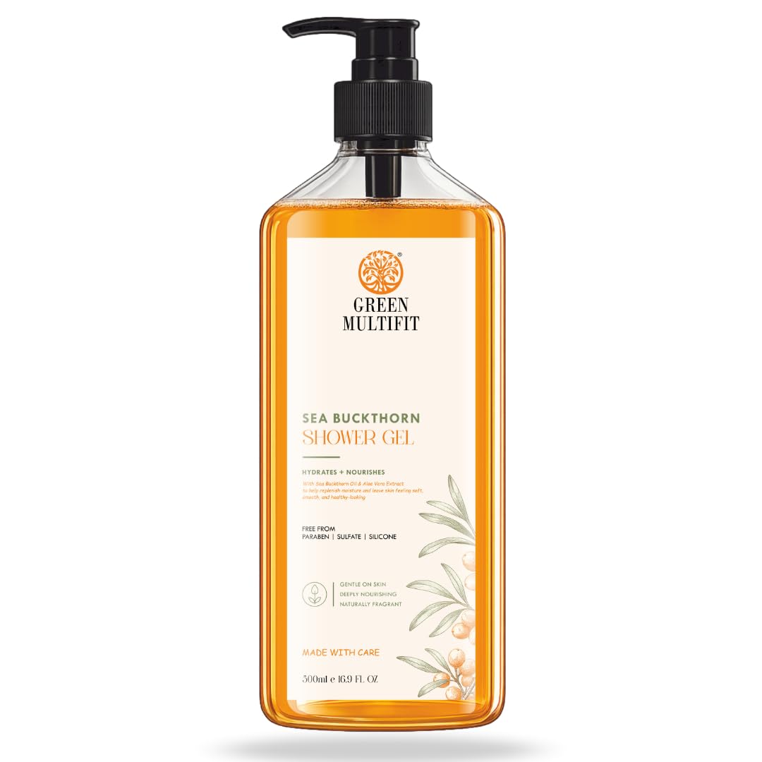 Green Multifit Sea Buckthorn Shower Gel 500ml
