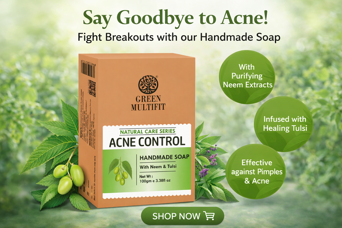Acne Control Handmade soap with Neem & Tulsi