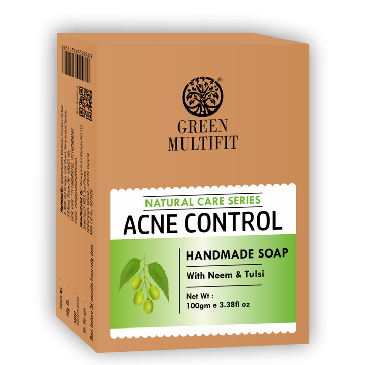 Natural acne control soap