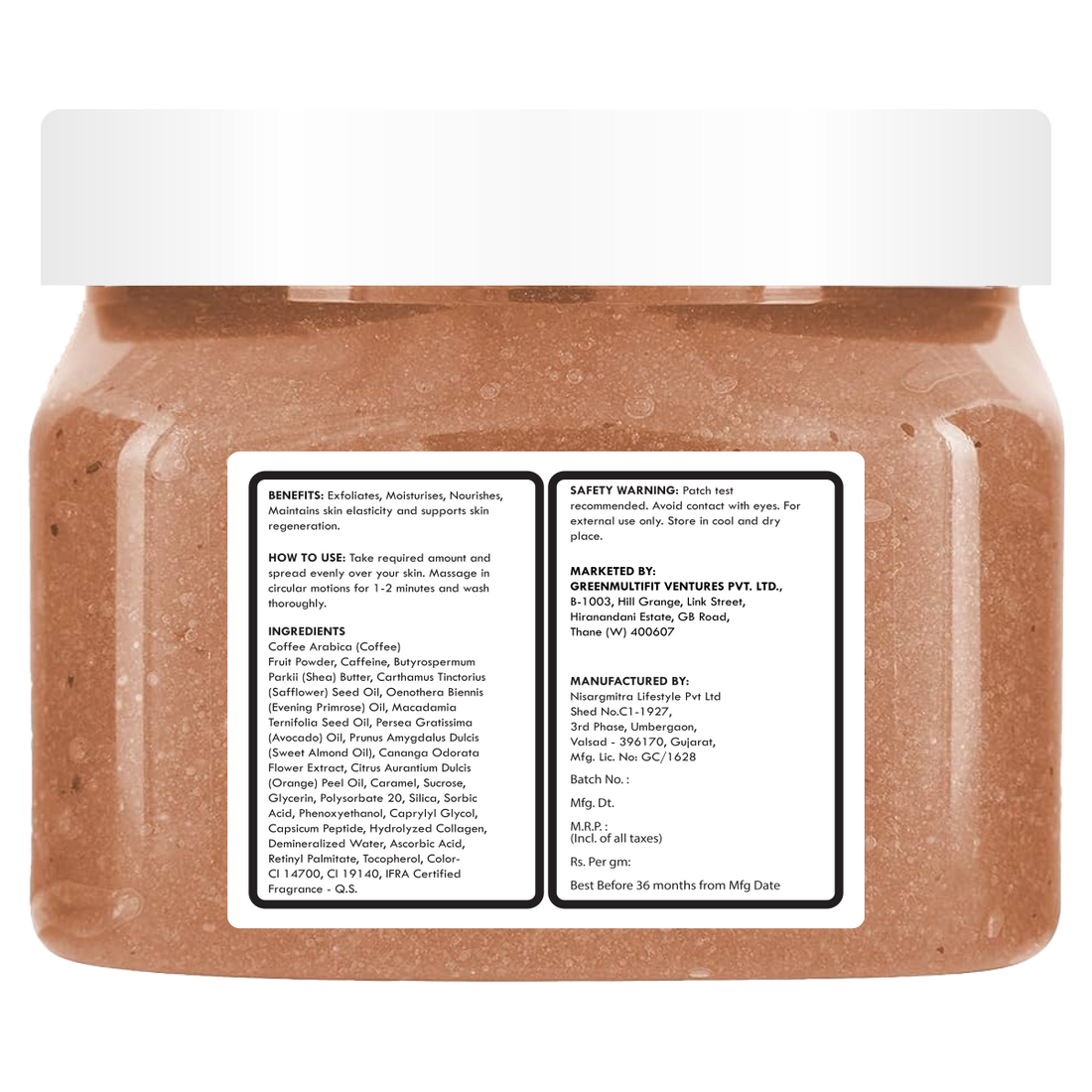 Iced Coffee - Shea Butter Sugar Scrub