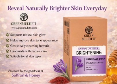BRIGHTENING SOAP with Saffron & Honey