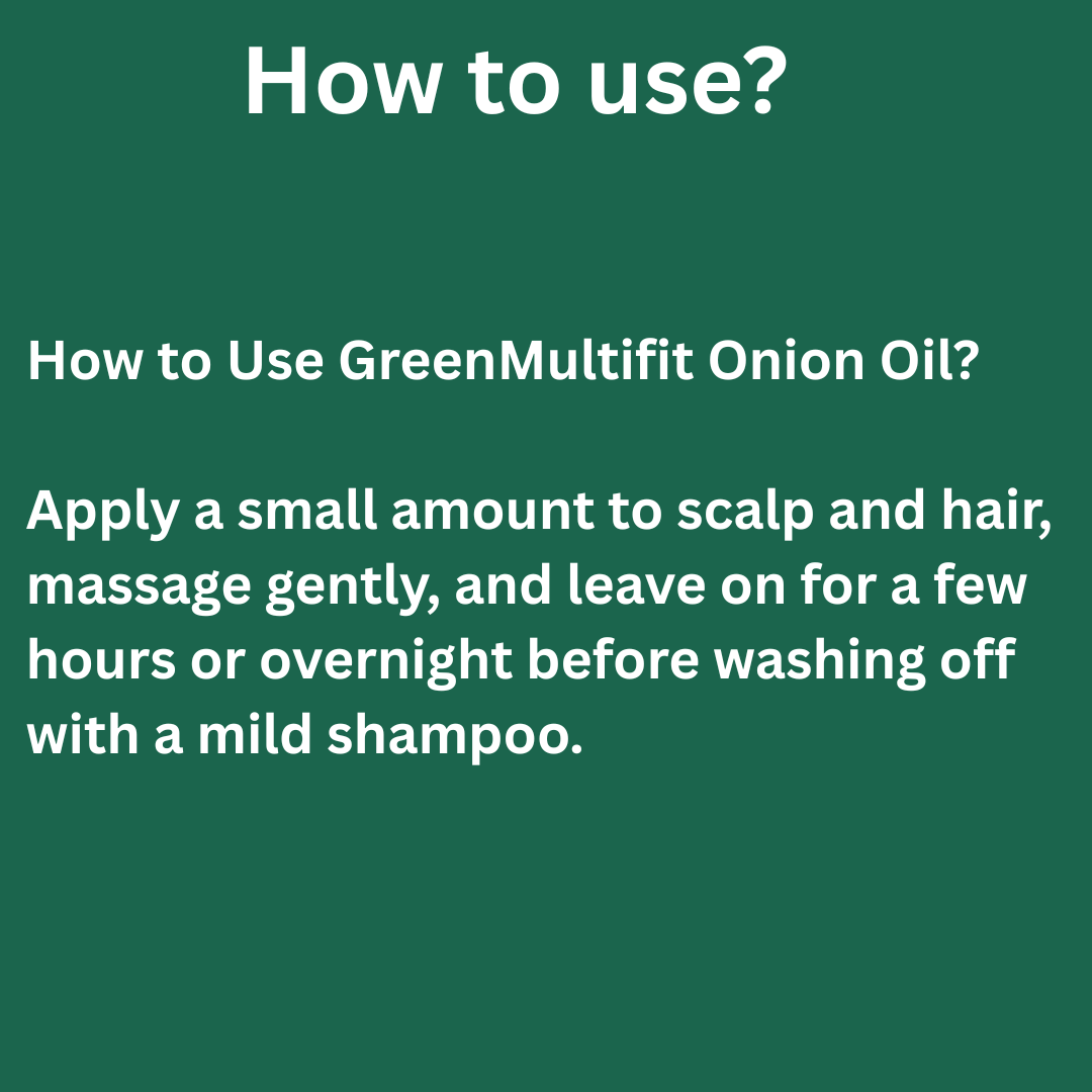 Onion black seed hair oil