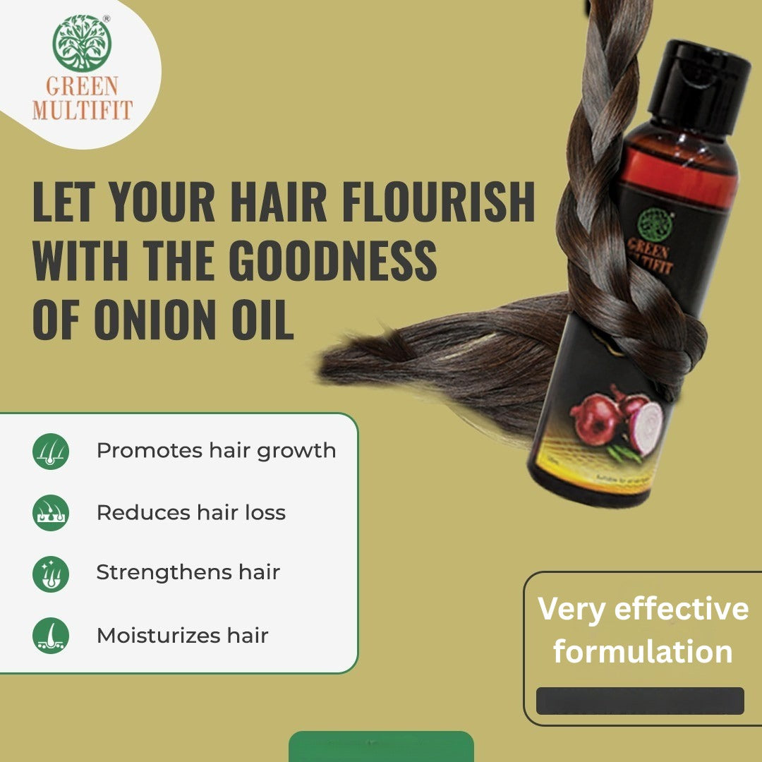 Onion black seed hair oil