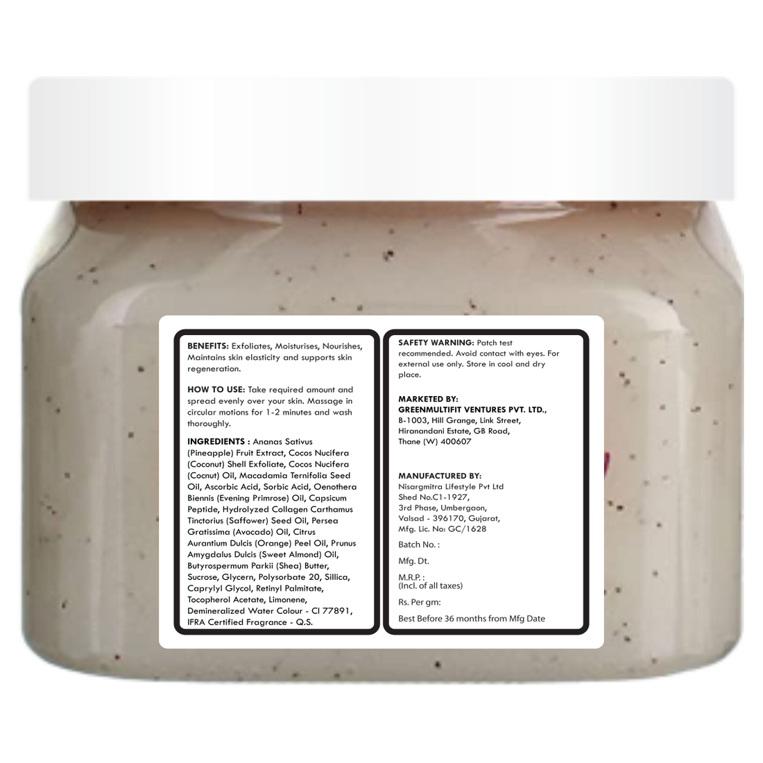 Pina Colada - Shea Butter Sugar Scrub