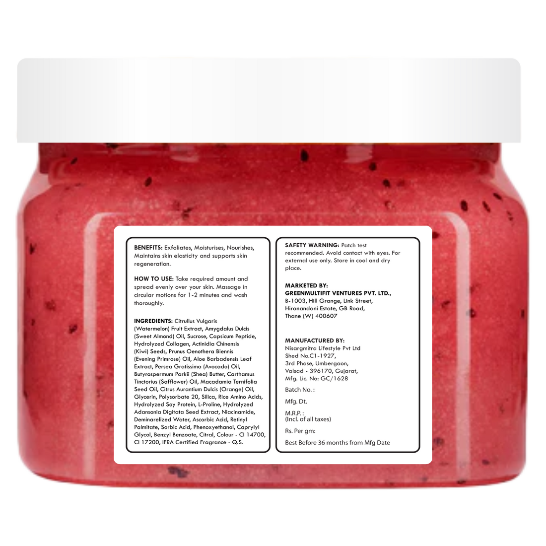 Watermelon - Shea Butter Sugar Scrub