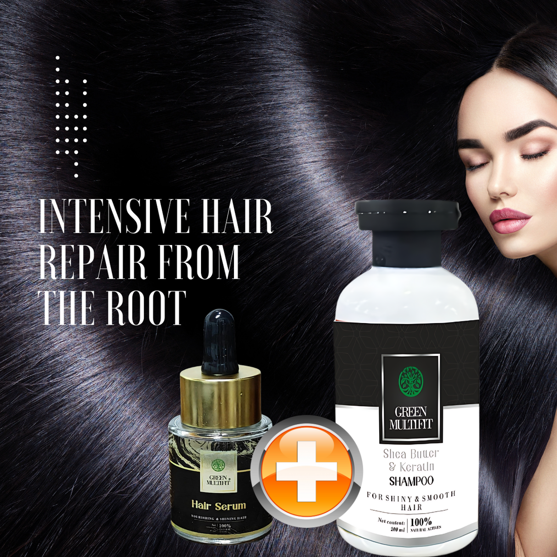 Intensive hair repair, root, and scalp nourishment